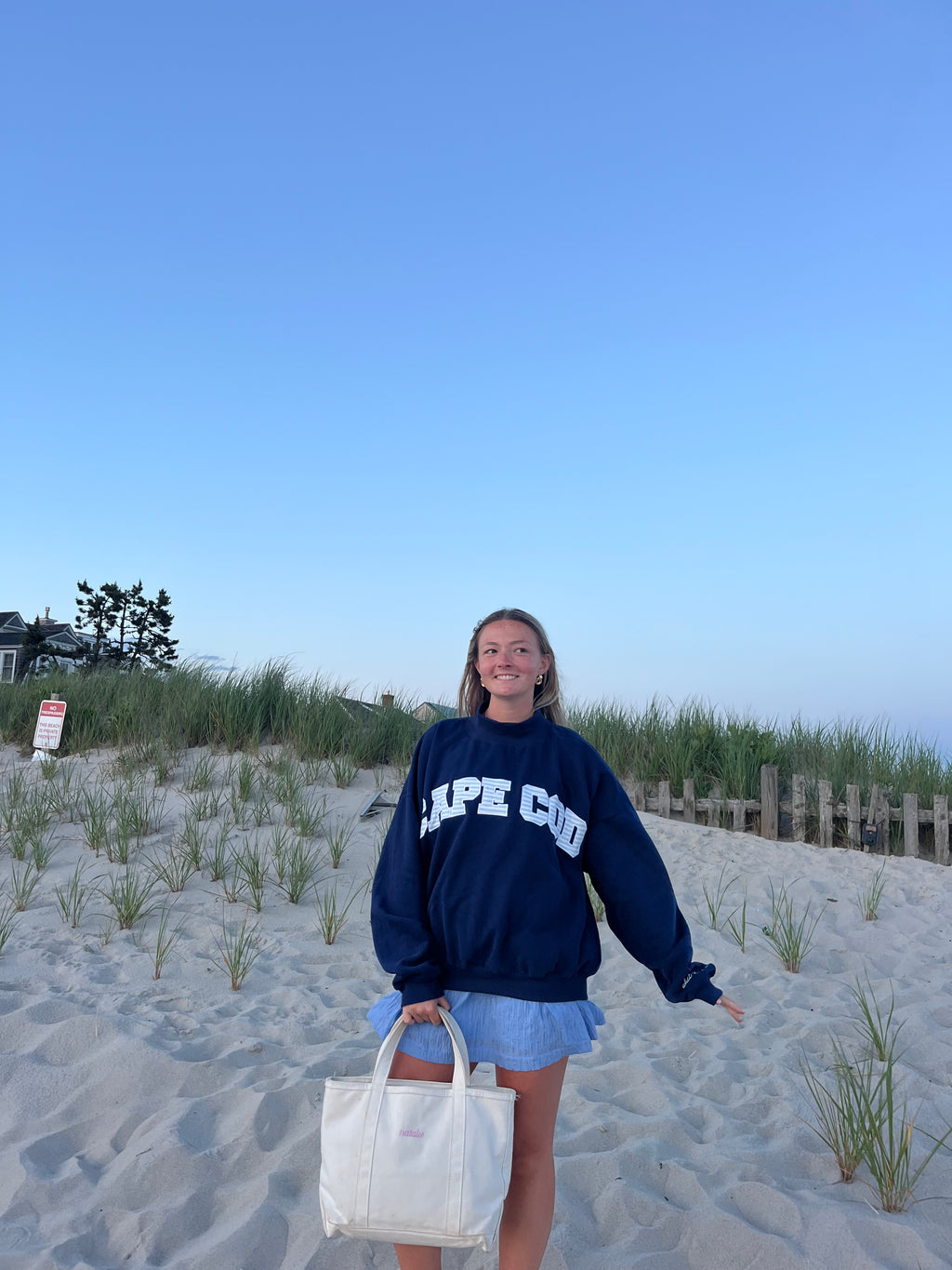 Navy Cape Cod Mockneck