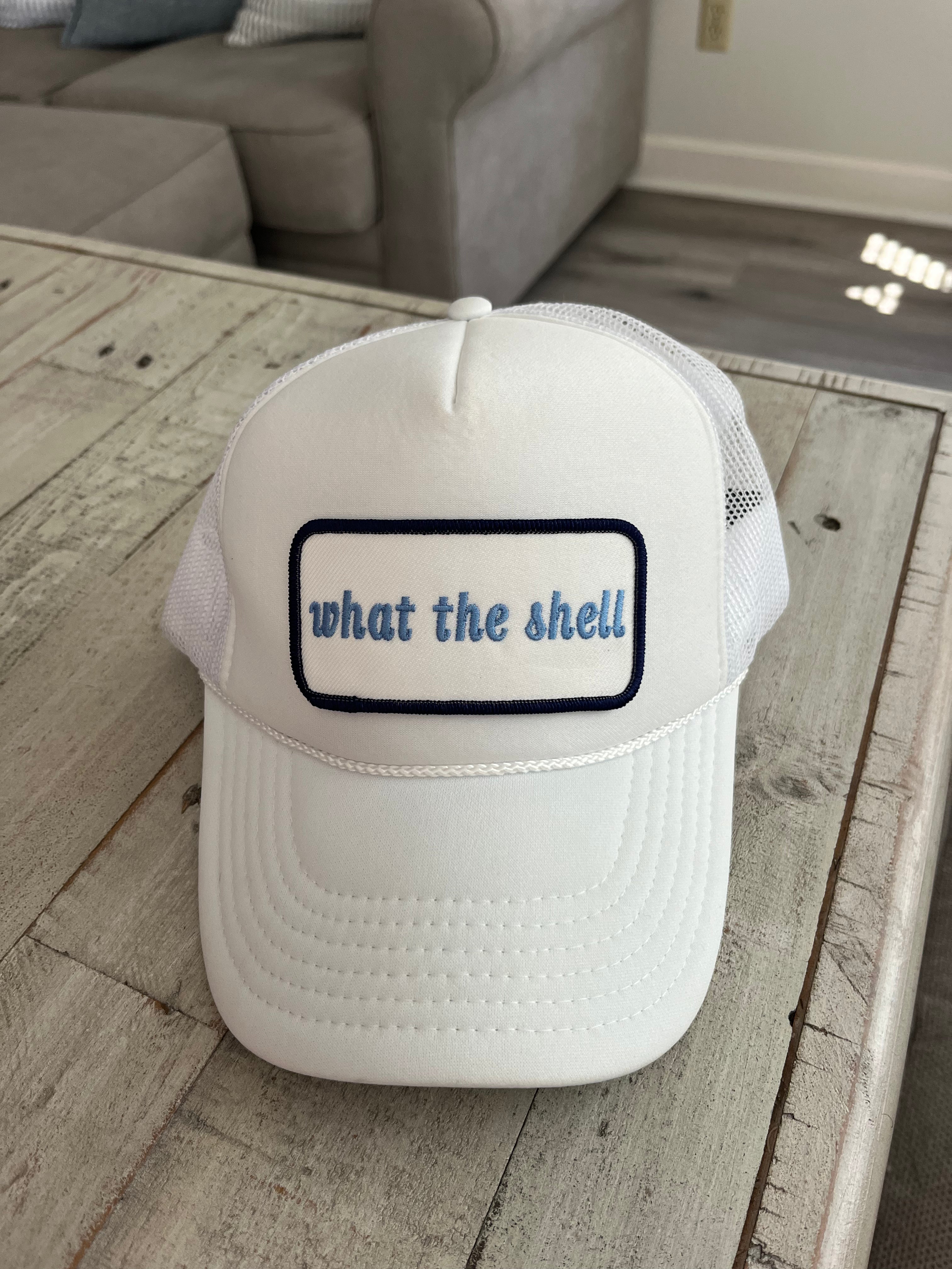 What The Shell Trucker- WHITE