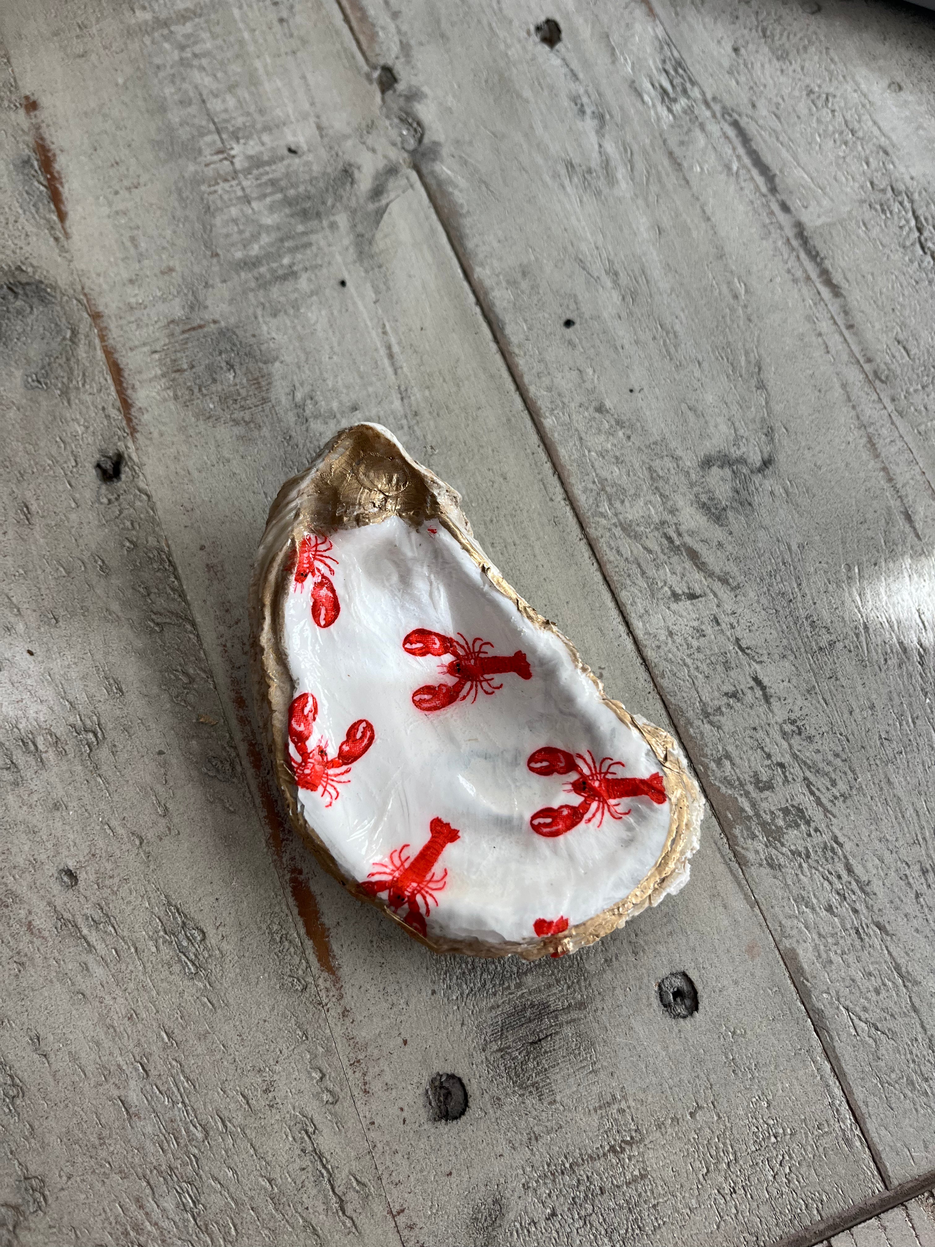 Lobstah Oyster Shell Jewelry Dish