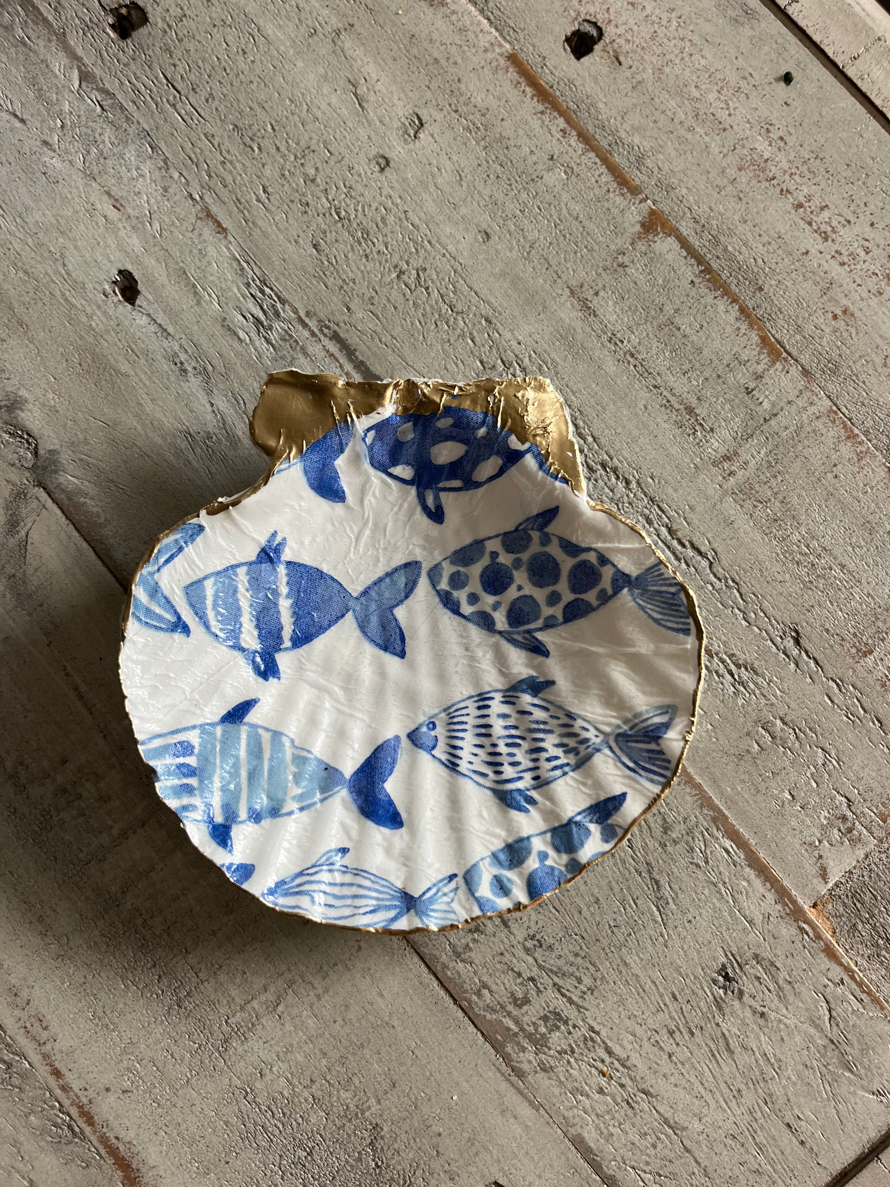 Marlie Scallop Shell Jewelry Dish