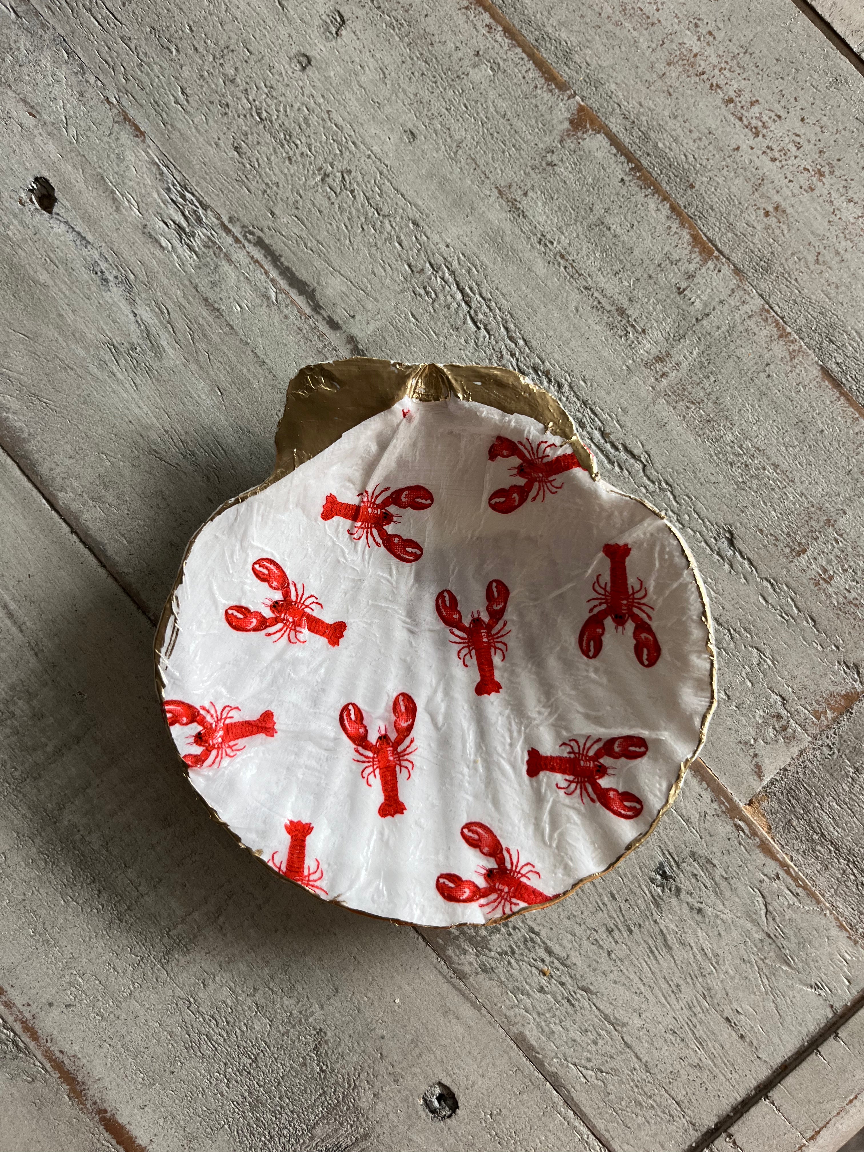 Lobstah Scallop Shell Jewelry Dish