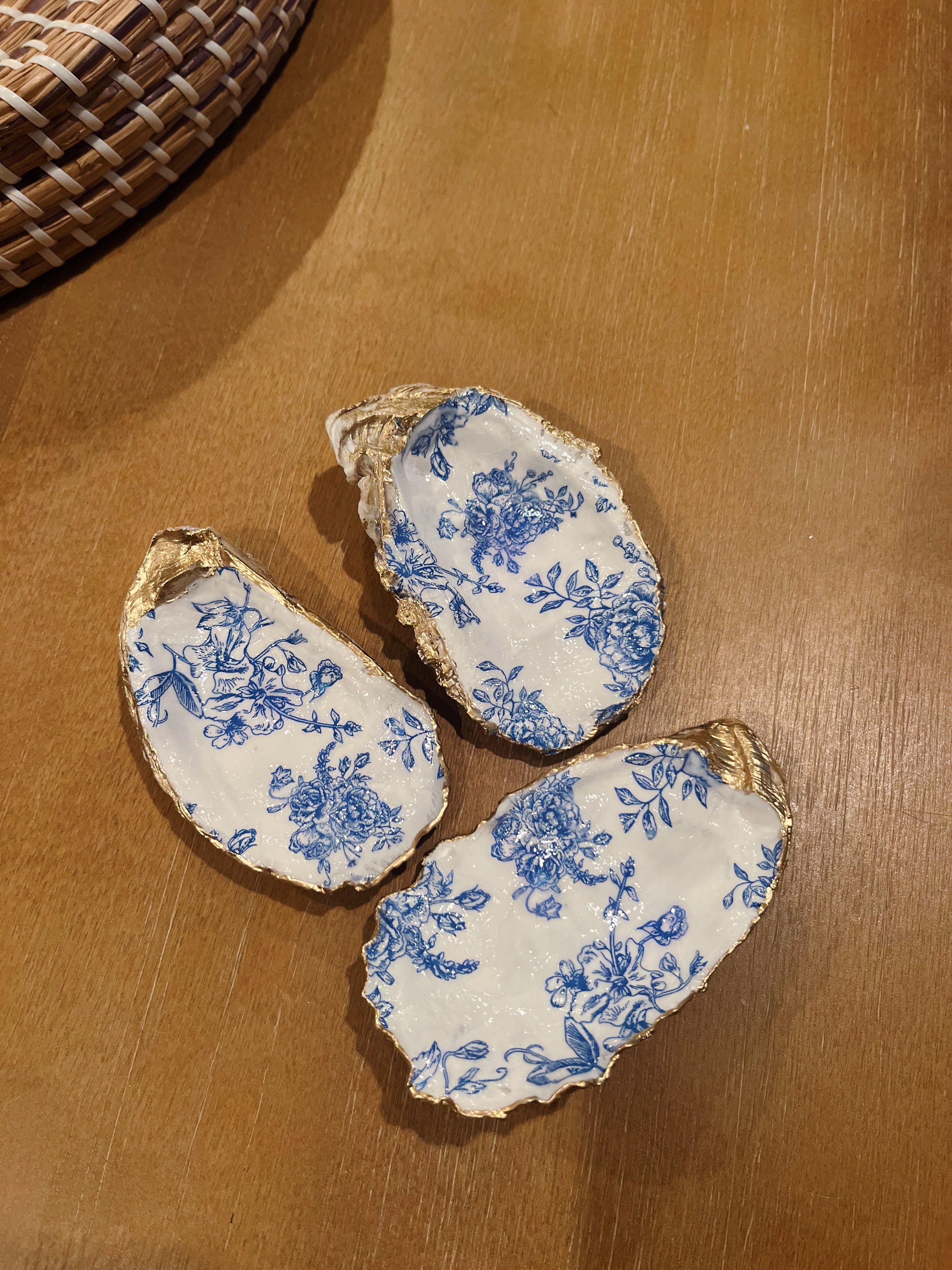 Out of The Blue Oyster Shell Jewelry Dish