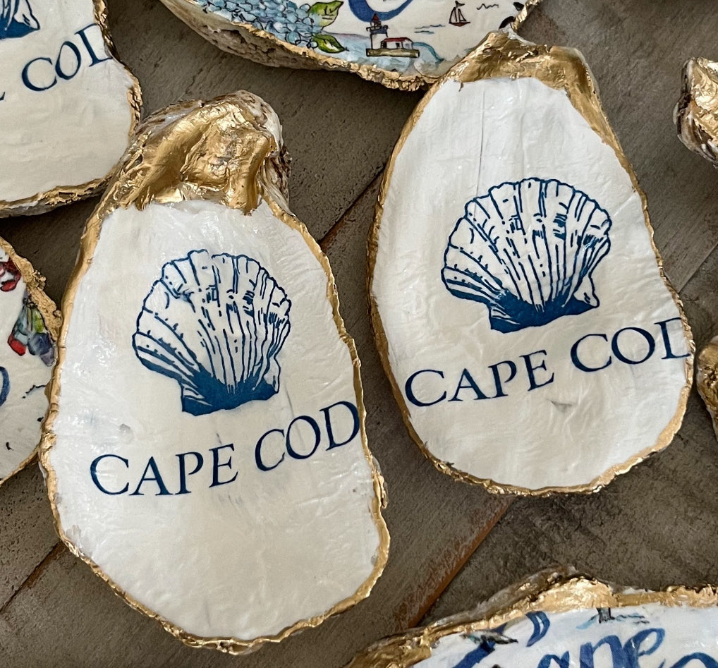 Cape Cod Oyster Shell Jewelry Dish (Shell)