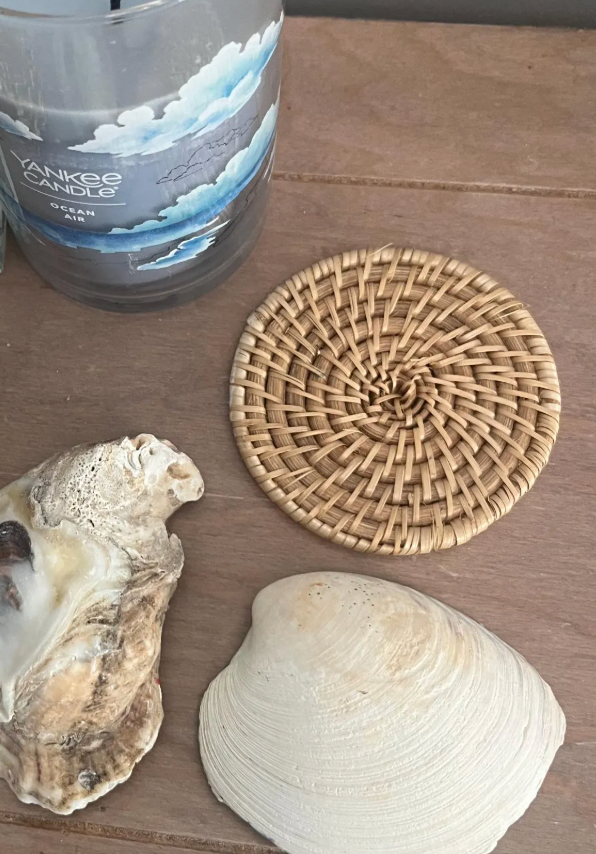 Wildflower Oyster Shell Jewelry Dish